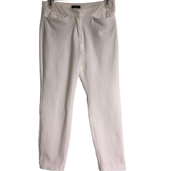 Halogen for Nordstrom zip button two pocket front faux back pockets crop pant 00 - Picture 1 of 7